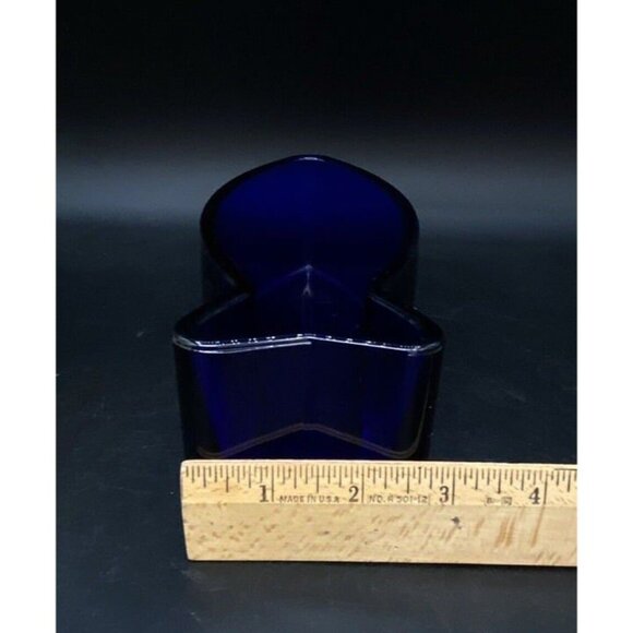 Cobalt Blue Fish 8” Serving Dish Vintage - Picture 11 of 12